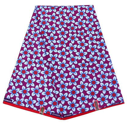 Tissu Batik Africain Polyester 100 Pourcent Motifs Riches Durable Pour Couture Déco DIY