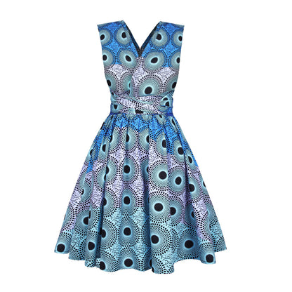 Jupe Plissée Imprimée D'Inspiration Africaine Pour Femme Confortable Et Élégante