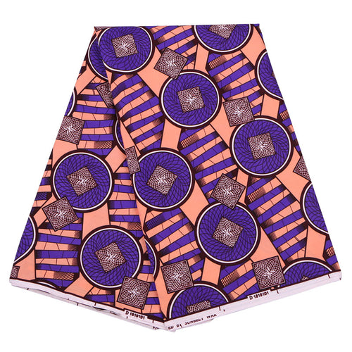 Tissu Batik Africain Polyester 100 Pourcent Motifs Riches Durable Pour Couture Déco DIY