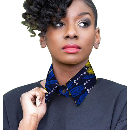 Noeud Papillon Bib Style Africain Pour Femme Moderne Motif Géométrique Chic Confortable