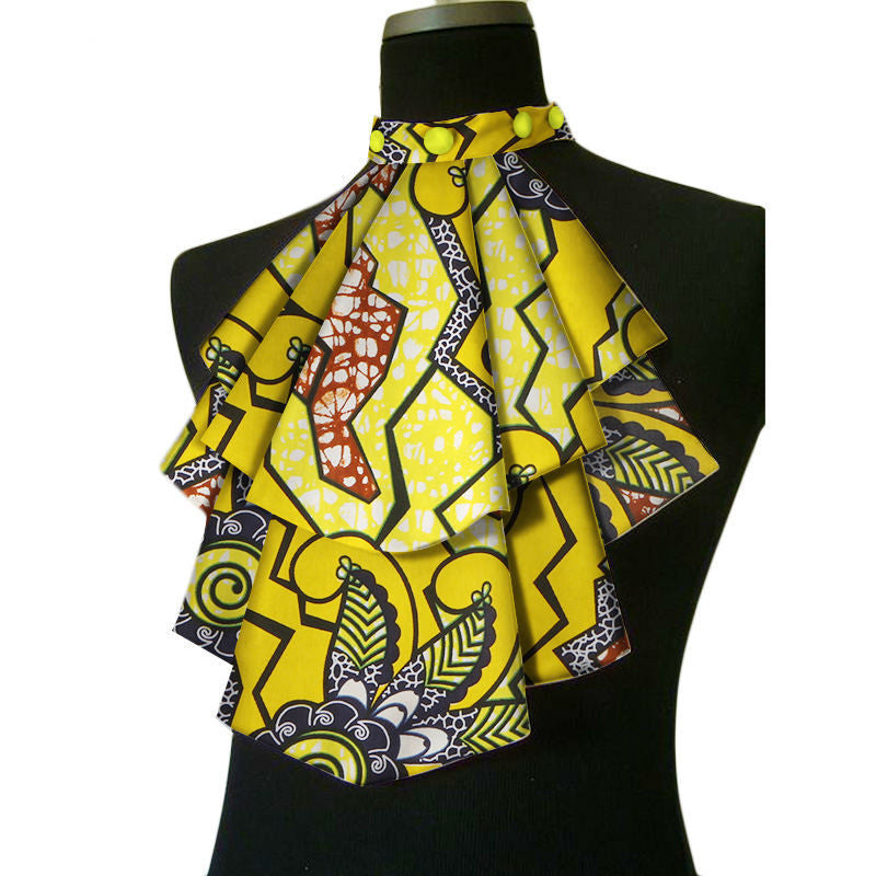 Nœud Papillon Africain Style Ethnique Floral Pour Femmes Chic Et Moderne Accessoire Tendance