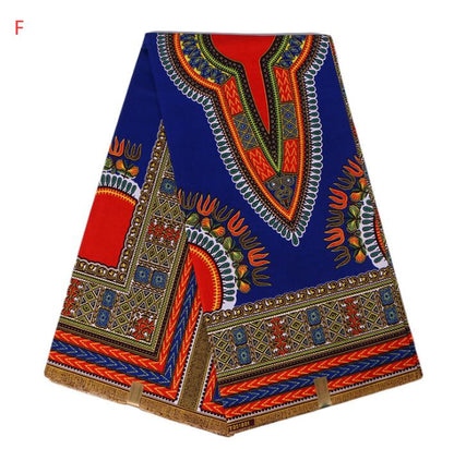 Tissu Wax Africain En Coton 100 Pour Cent Imprimé Par Lot De 6 Yards Vendu Par Pièce Couleurs Riches