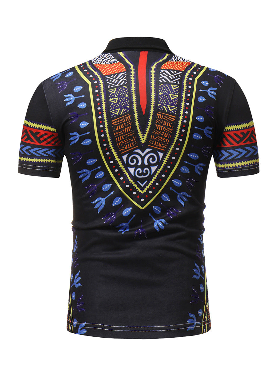 Polo Homme À Coupe Muscle Africain Look Athlétique Moderne Polyvalent Confortable Pour Toutes Occasions