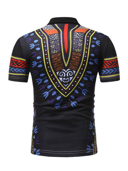 Polo Homme À Coupe Muscle Africain Look Athlétique Moderne Polyvalent Confortable Pour Toutes Occasions
