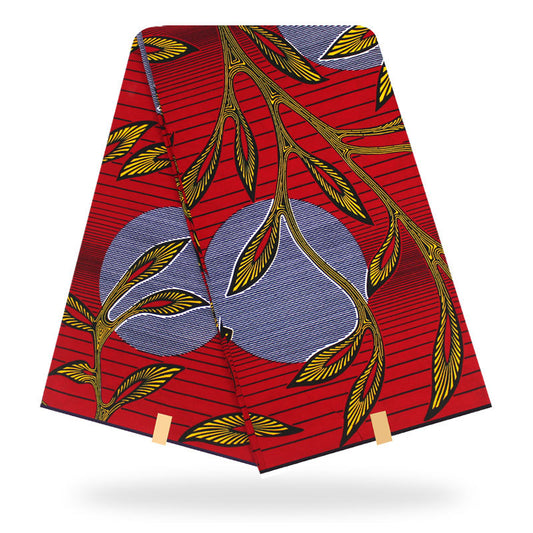 Tissu Wax Coton Africain Imprimé Batik 100 Pour Cent Coton Respirant Durable Pour Vêtements Confortables Et Tendance