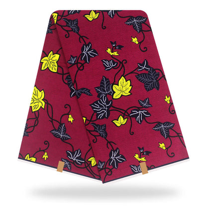 Tissu Wax Coton Africain Imprimé Batik 100 Pour Cent Coton Respirant Durable Pour Vêtements Confortables Et Tendance