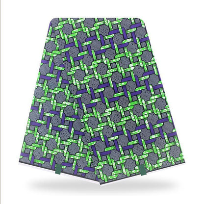 Tissu Wax Africain En Coton Batik Artisanal Doux Durable Avec Motifs Riches Et Couleurs Profondes