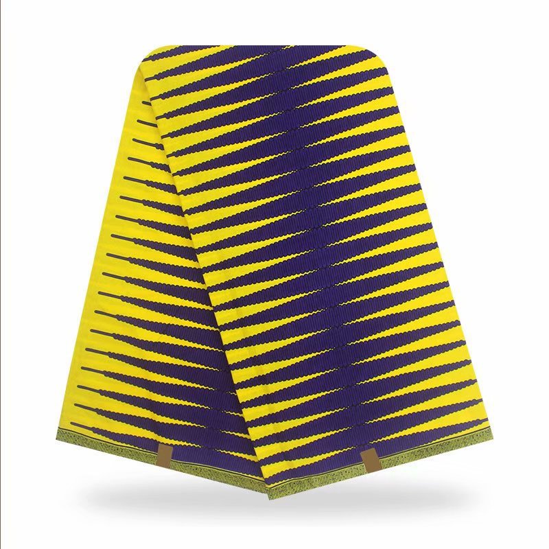 Tissu Coton Africain Imprimé Batik 100 Pour Cent Design Coloré Idéal Pour Créations Uniques