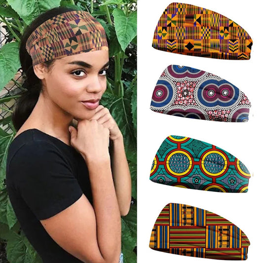 Foulard Africain Imprimé Floral Géométrique Pour Femmes Accessoire Élégant Ethnique Moderne