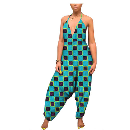 Pantalon Large Imprimé Ethnique Africain Pour Femmes Confortable Et Moderne Parfait Pour Quotidien