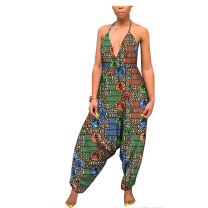 Pantalon Large Imprimé Ethnique Africain Pour Femmes Confortable Et Moderne Parfait Pour Quotidien