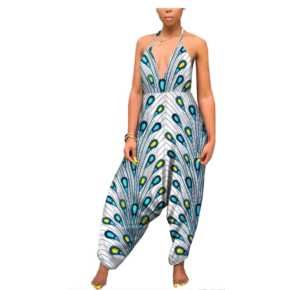 Pantalon Large Imprimé Ethnique Africain Pour Femmes Confortable Et Moderne Parfait Pour Quotidien