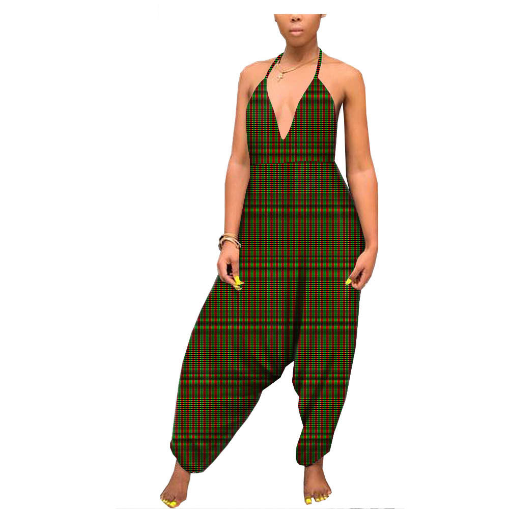 Pantalon Large Imprimé Ethnique Africain Pour Femmes Confortable Et Moderne Parfait Pour Quotidien