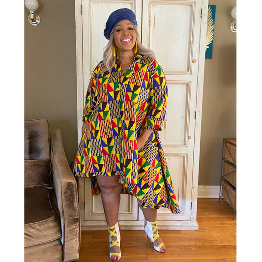 Robe Africaine Grande Taille Sexy pour Femmes Élégante Confortable et Audacieuse pour toutes Occasions