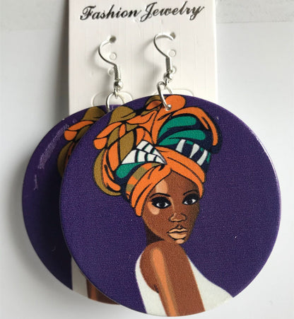 YULUCH Boucles D Oreilles En Bois Naturel Inspiration Africaine Fait Main Pour Un Style Nomade Chic