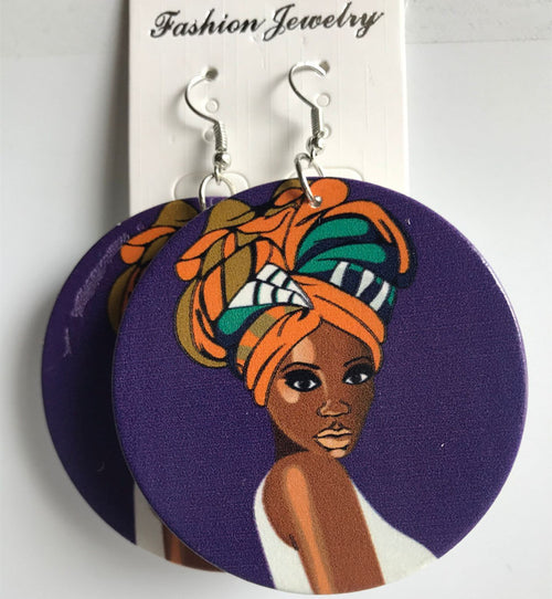 YULUCH Boucles D Oreilles En Bois Naturel Inspiration Africaine Fait Main Pour Un Style Nomade Chic