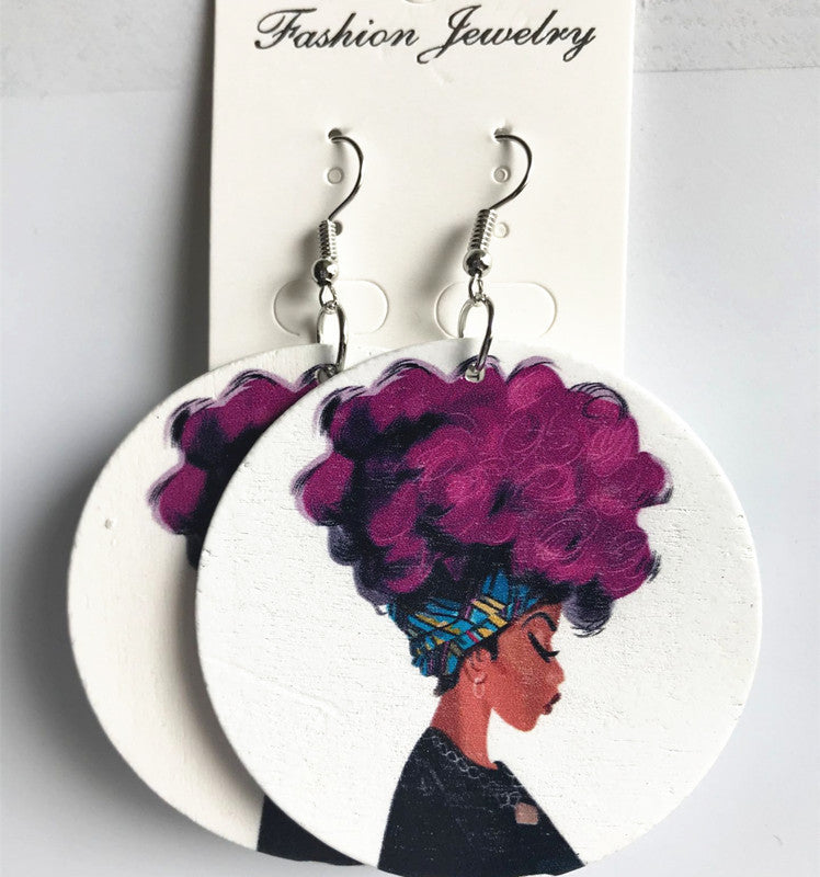 YULUCH Boucles D Oreilles En Bois Naturel Inspiration Africaine Fait Main Pour Un Style Nomade Chic