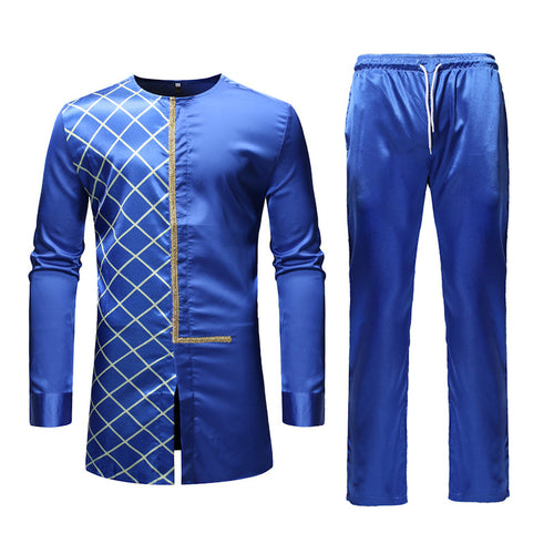 Tenue Africaine Longue Style Ethnique Pour Homme Élégante Pour Cérémonies Événements Culturels