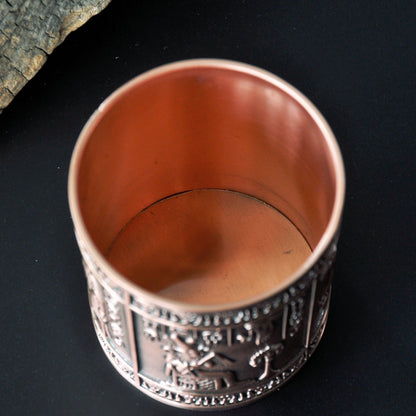 Porte Stylo En Métal Égyptien Ancien Déco Bureau Rétro Créative En Forme De Pyramide