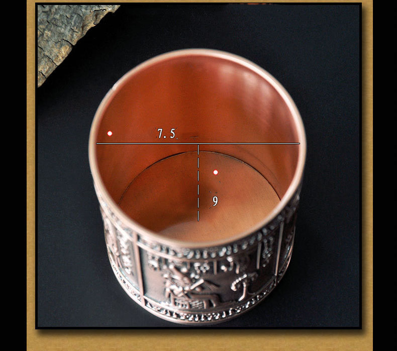 Porte Stylo En Métal Égyptien Ancien Déco Bureau Rétro Créative En Forme De Pyramide