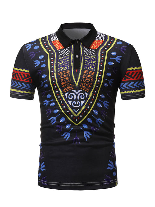 Polo Homme À Coupe Muscle Africain Look Athlétique Moderne Polyvalent Confortable Pour Toutes Occasions