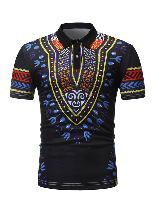 Polo Homme À Coupe Muscle Africain Look Athlétique Moderne Polyvalent Confortable Pour Toutes Occasions