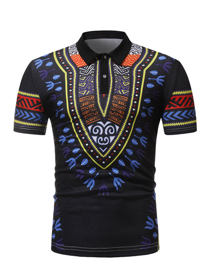 Polo Homme À Coupe Muscle Africain Look Athlétique Moderne Polyvalent Confortable Pour Toutes Occasions