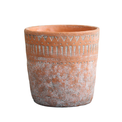 Pot En Terre Cuite Africaine Vintage Pour Jardin Interieur Avec Patine Terracotta Authentique