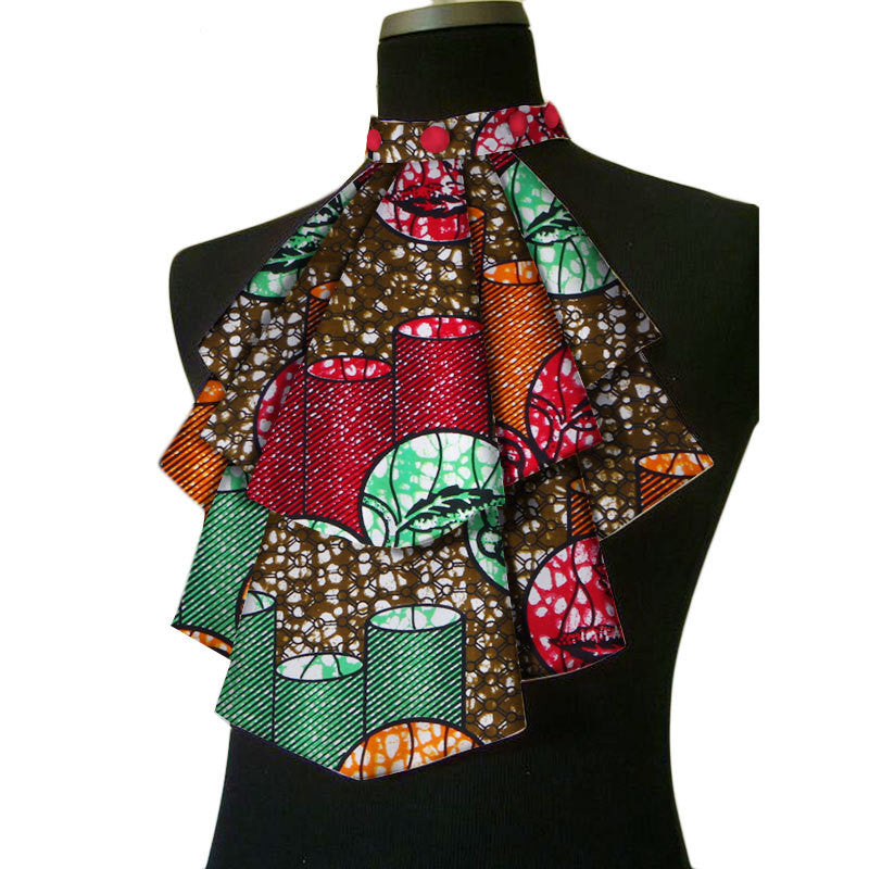 Nœud Papillon Africain Style Ethnique Floral Pour Femmes Chic Et Moderne Accessoire Tendance
