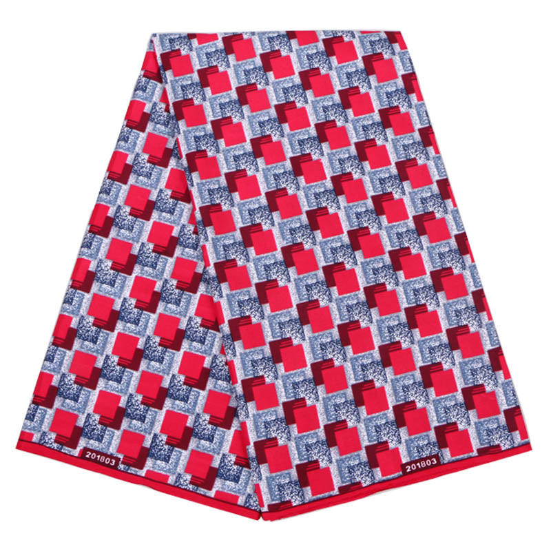 Tissu Batik Africain Polyester 100 Pourcent Motifs Riches Durable Pour Couture Déco DIY