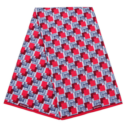 Tissu Batik Africain Polyester 100 Pourcent Motifs Riches Durable Pour Couture Déco DIY