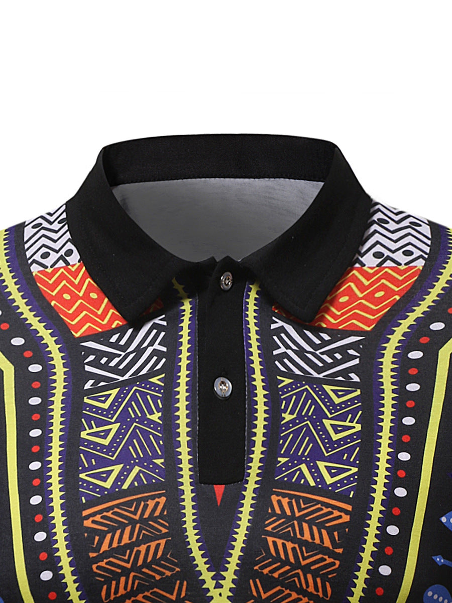 Polo Homme À Coupe Muscle Africain Look Athlétique Moderne Polyvalent Confortable Pour Toutes Occasions