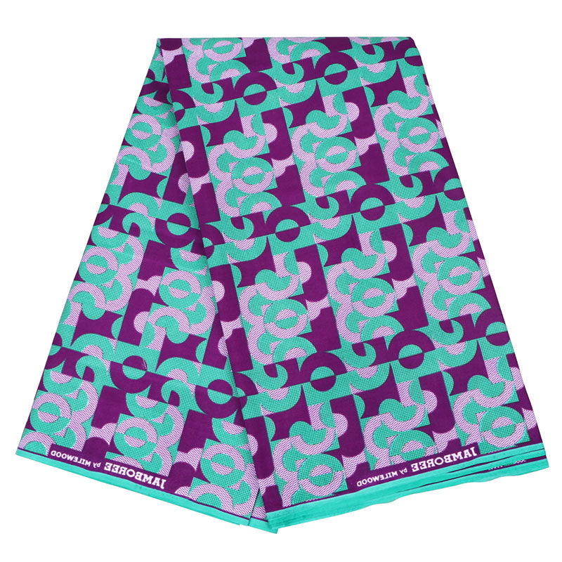 Tissu Batik Africain Polyester 100 Pourcent Motifs Riches Durable Pour Couture Déco DIY