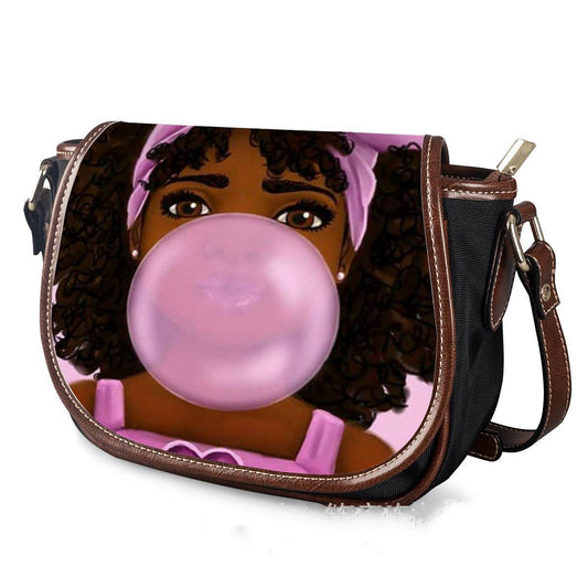 Sac Messenger À Une Épaule Pour Femmes En PU Inspiré Par Une Esthétique Africaine Silhouette Coque Élégant Et Pratique