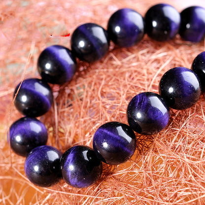 Perles Rondes Œil De Tigre Naturel Afrique Du Sud Pour Bijoux Et Artisanat Coloré