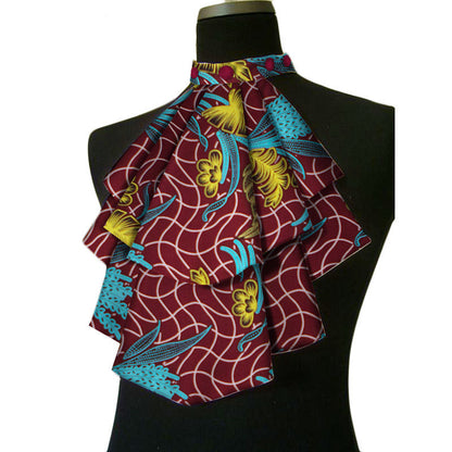 Nœud Papillon Africain Style Ethnique Floral Pour Femmes Chic Et Moderne Accessoire Tendance