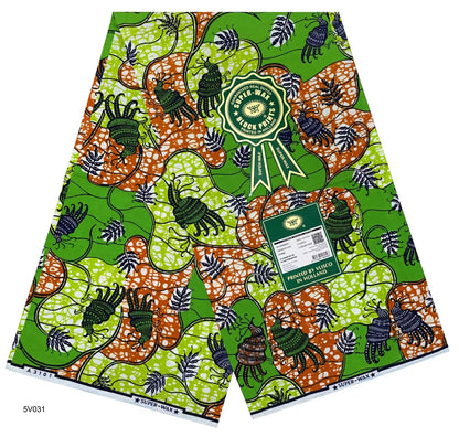 Tissu Wax Imprimé Africain Super Wax Avec 46 Motifs Différents Design 1 À Design 46 Pour Créations Printanières Été