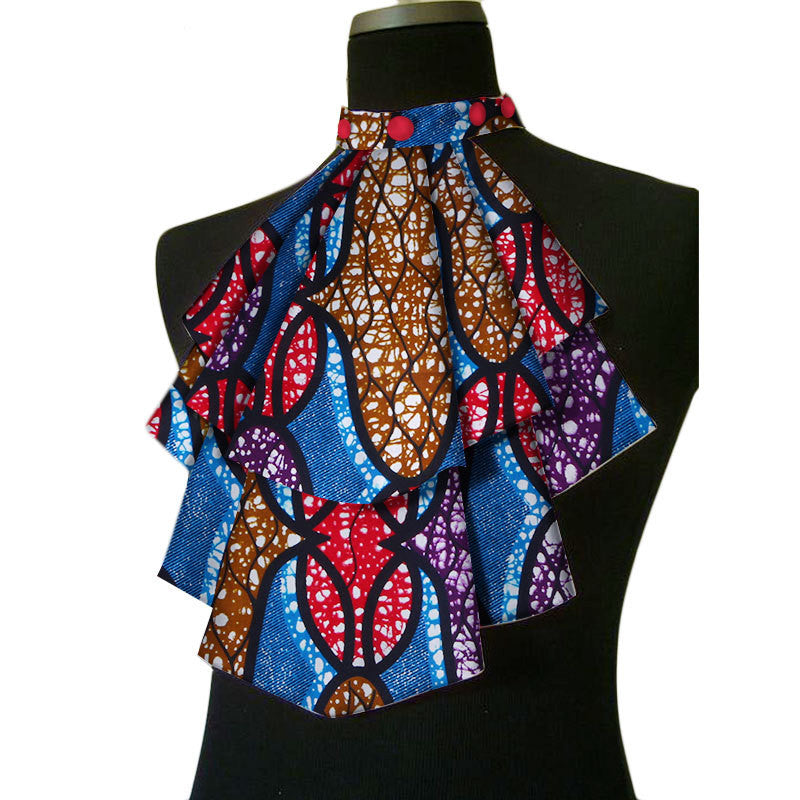 Nœud Papillon Africain Style Ethnique Floral Pour Femmes Chic Et Moderne Accessoire Tendance