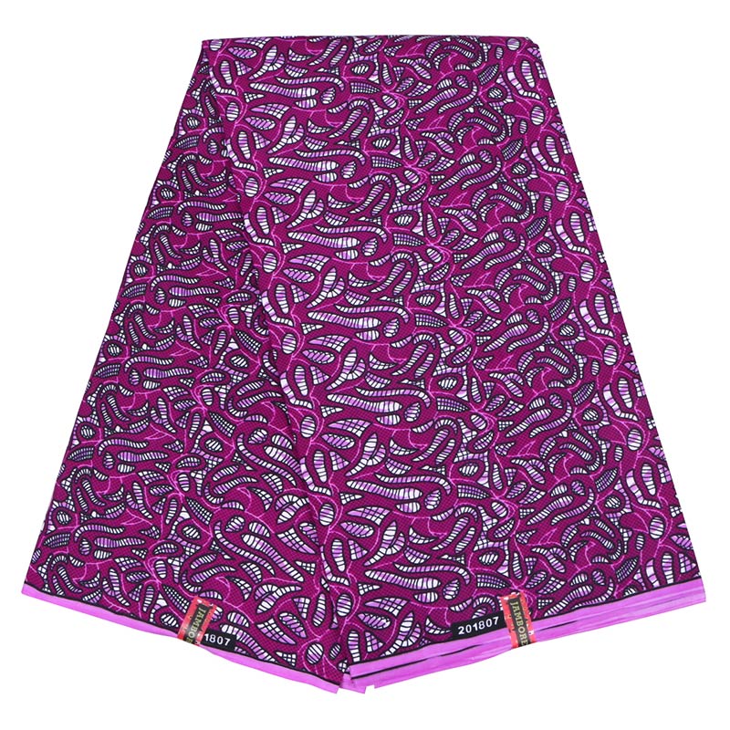 Tissu Batik Africain Polyester 100 Pourcent Motifs Riches Durable Pour Couture Déco DIY