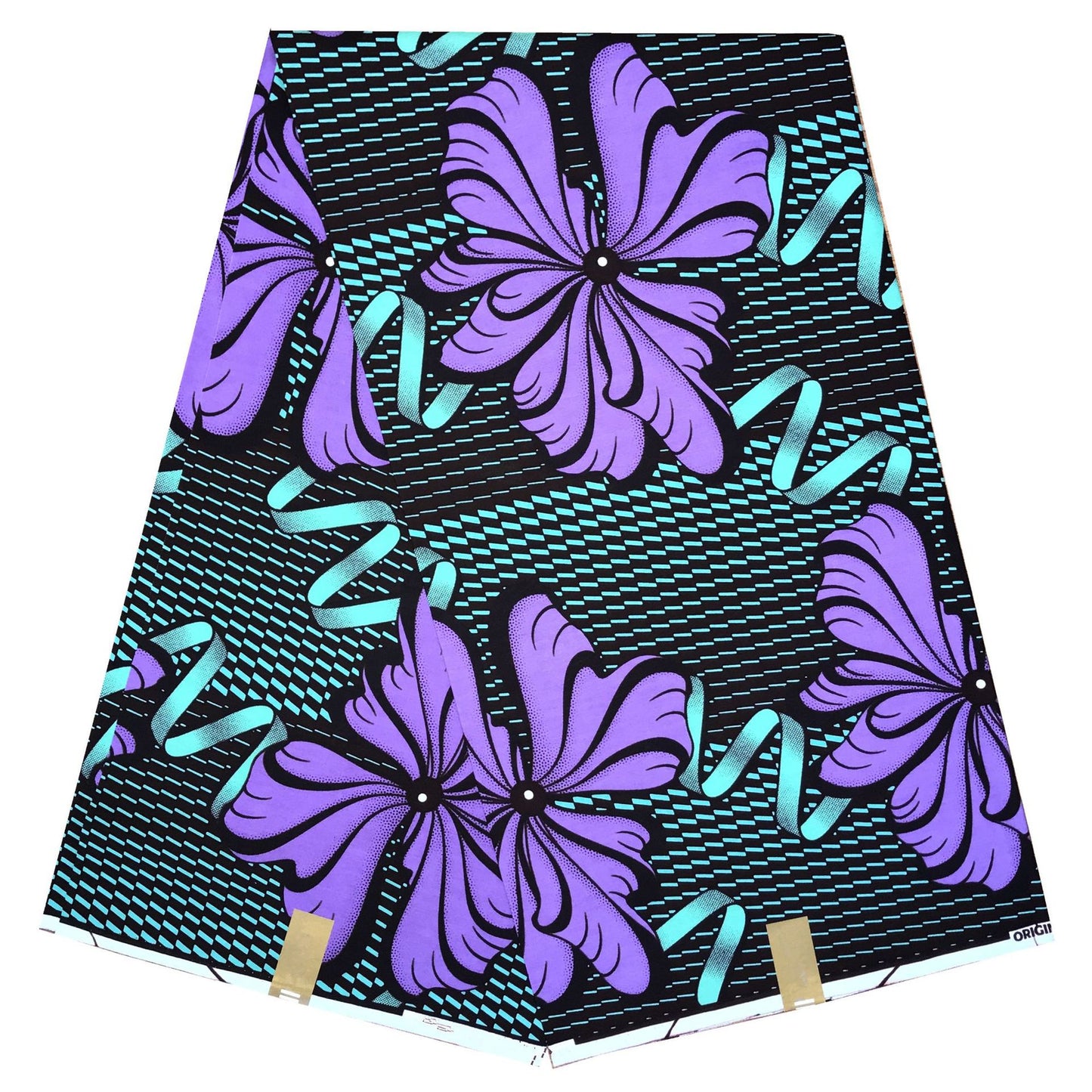 Tissu Coton Batik Africain Authentique et Polyvalent Avec Motifs Végétaux Pour Créations Durables et Tendance