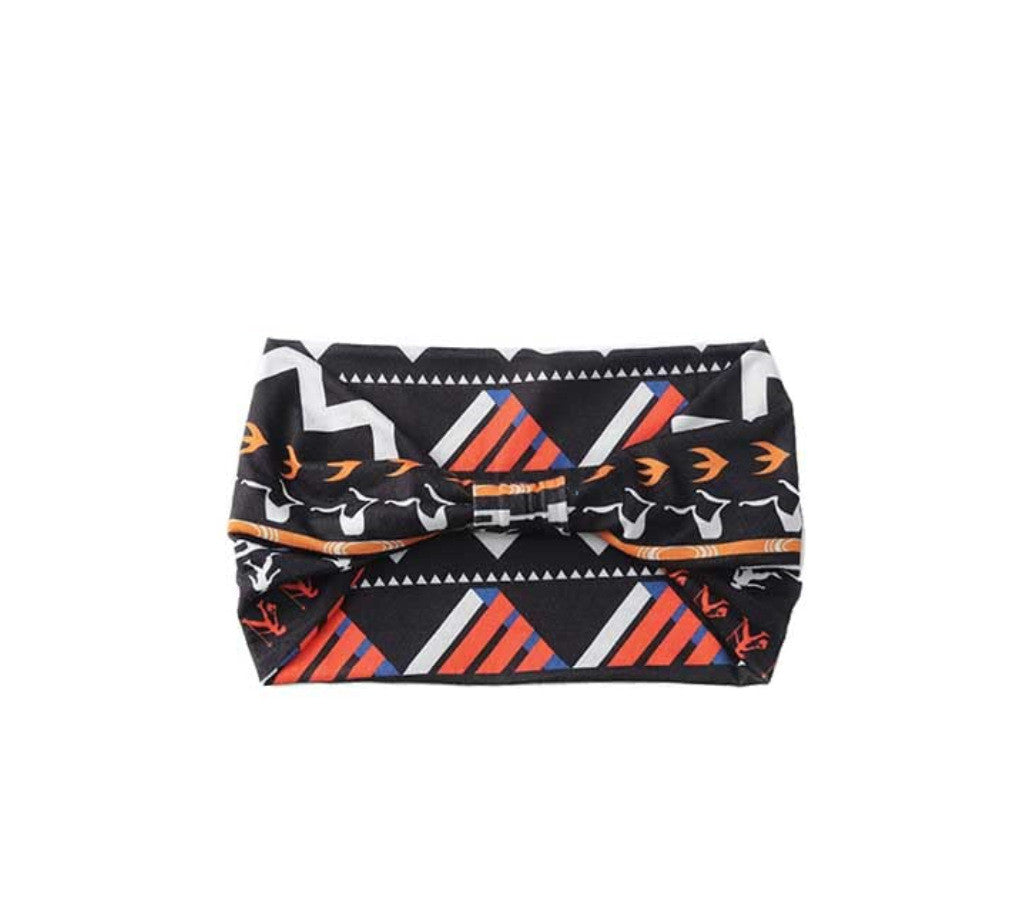Bandeau Femme En Tissu Motif Africain Imprimé Plaid Pour Coiffures Confort Quotidien Élégance Moderne