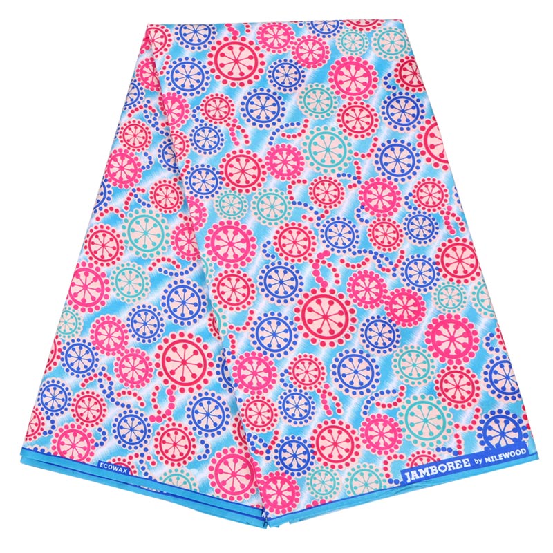 Tissu Batik Africain Polyester 100 Pourcent Motifs Riches Durable Pour Couture Déco DIY