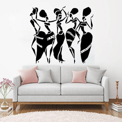 Sticker Mural Célébrations Africaines Décoration Murale Excellence Noire Confiance Beauté Pour Maison Bureau Salon