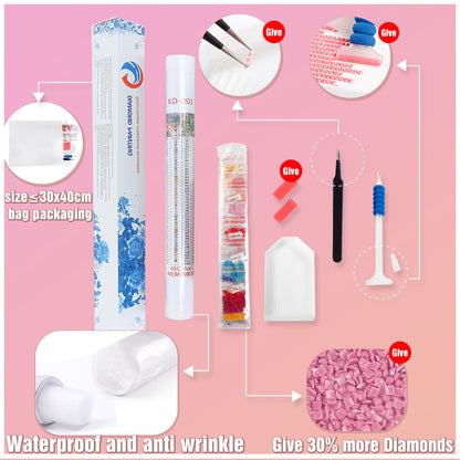 Kit DIY Diamond Painting Portrait Brodé Femme Africaine Pour Décoration Intérieure