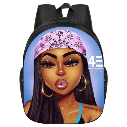 Sac À Dos Scolaire Élégant Et Pratique Pour Élèves Du Primaire Et Du Secondaire Style Européen Américain Rétro