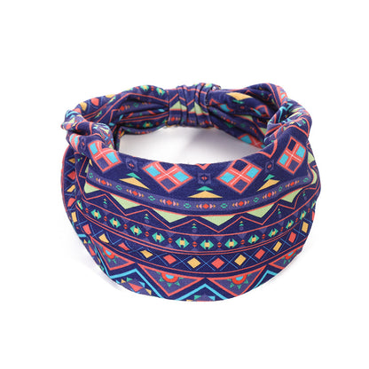 Foulard Bandeau Élastique Imprimé Africain Pour Cheveux Sport Et Yoga Coupe Générale Confort Et Style