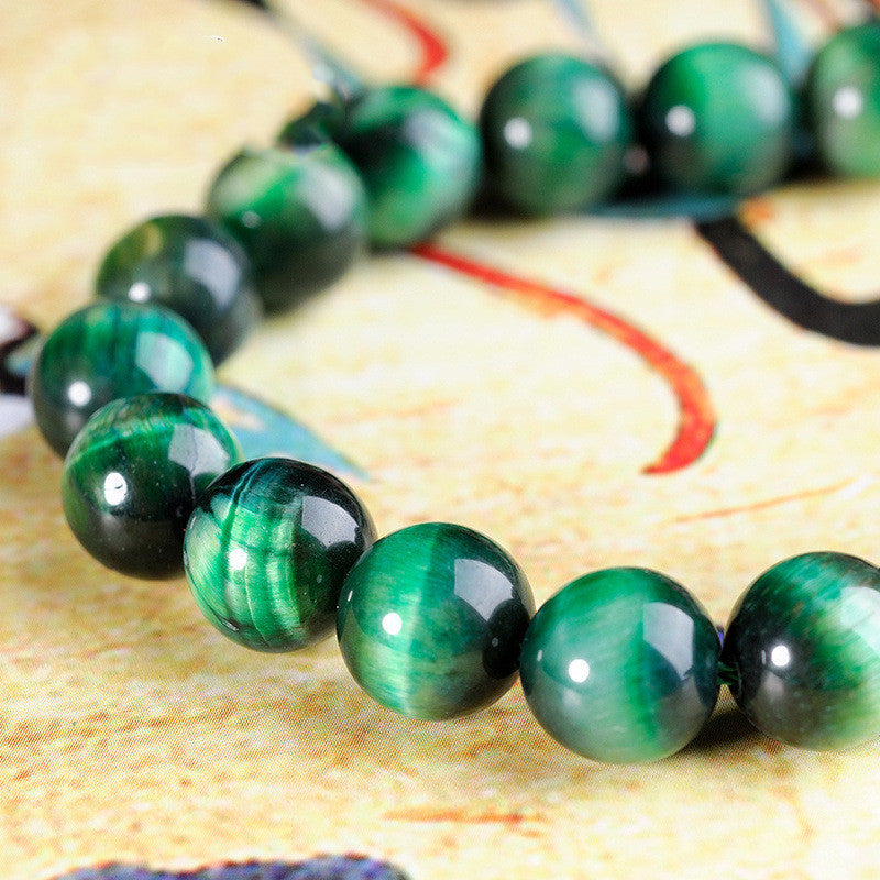 Perles Rondes Œil De Tigre Naturel Afrique Du Sud Pour Bijoux Et Artisanat Coloré