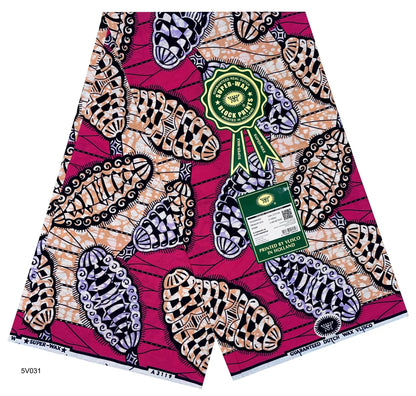 Tissu Wax Imprimé Africain Super Wax Avec 46 Motifs Différents Design 1 À Design 46 Pour Créations Printanières Été