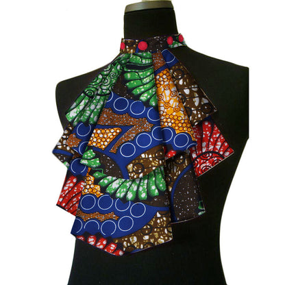 Nœud Papillon Africain Style Ethnique Floral Pour Femmes Chic Et Moderne Accessoire Tendance