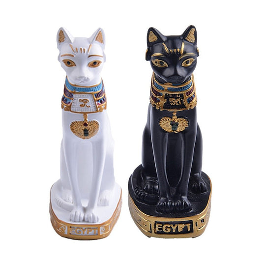 Statuette Bastet Égypte Déesse Chatte Décoration Maison Jardin En Résine Haute Qualité